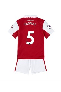 Arsenal Thomas Partey #5 Babytruitje Thuis tenue Kind 2022-23 Korte Mouw (+ Korte broeken)